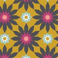 Craftbound- Blossoming Mosaic- Yellow